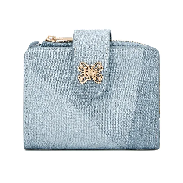 Ví Nữ Lyn Butterfly Short Wallet - Blue Variation 2 LL25CWF074 Màu Xanh Blue - Túi xách - Vua Hàng Hiệu