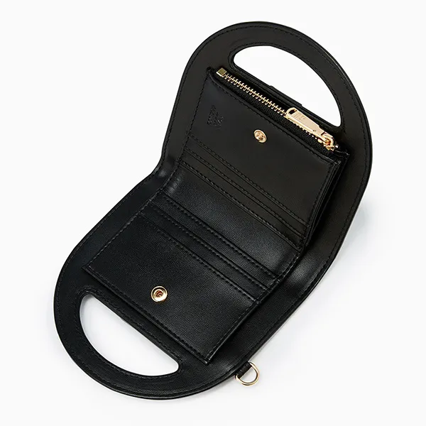 Ví Nữ Lyn Imiko Wallet On Chain - Black LL25FWT643 Màu Đen - Túi xách - Vua Hàng Hiệu
