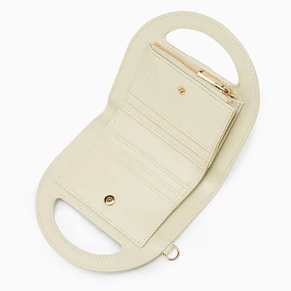 Ví Nữ Lyn Imiko Wallet On Chain - Ivory LL25FWT643 Màu Trắng Kem - Túi xách - Vua Hàng Hiệu
