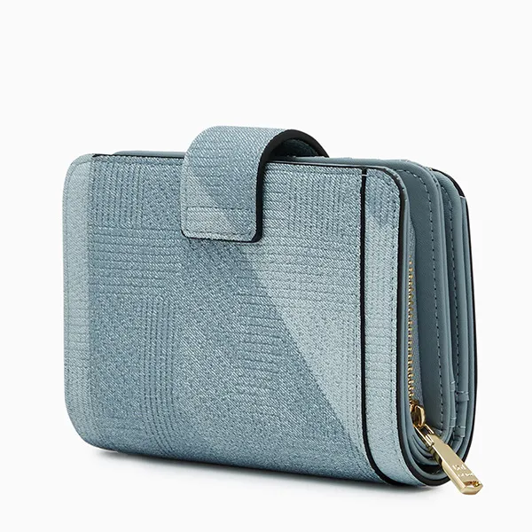 Ví Nữ Lyn Ivar Short Wallet - Blue Variation 2 LL25FWF011 Màu Xanh Blue - Túi xách - Vua Hàng Hiệu