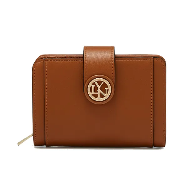 Ví Nữ Lyn Ivar Short Wallet - Brown LL25FWF011 Màu Nâu - Túi xách - Vua Hàng Hiệu