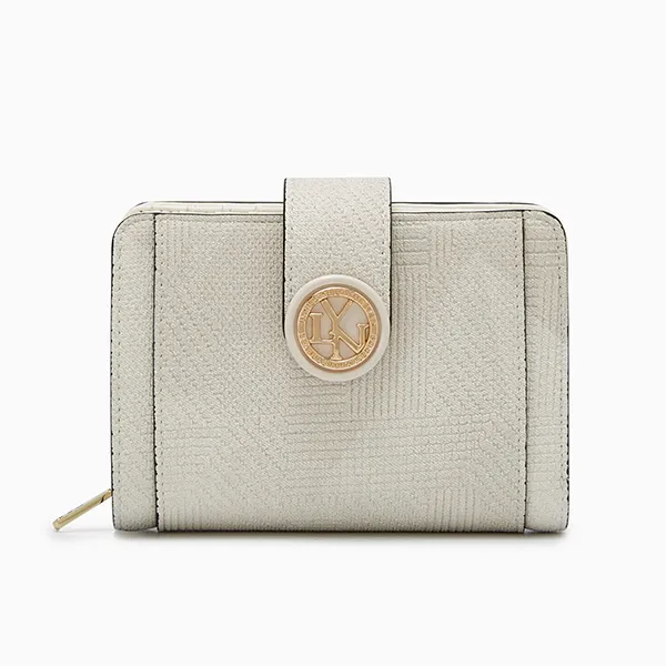 Ví Nữ Lyn Ivar Short Wallet - White Variation 2 LL25FWF011 Màu Trắng Kem - Túi xách - Vua Hàng Hiệu