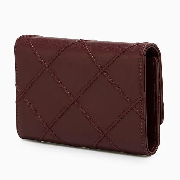 Ví Nữ Lyn Jaylen Short Wallet - Dark Red LL25FWF003 Màu Đỏ Đậm