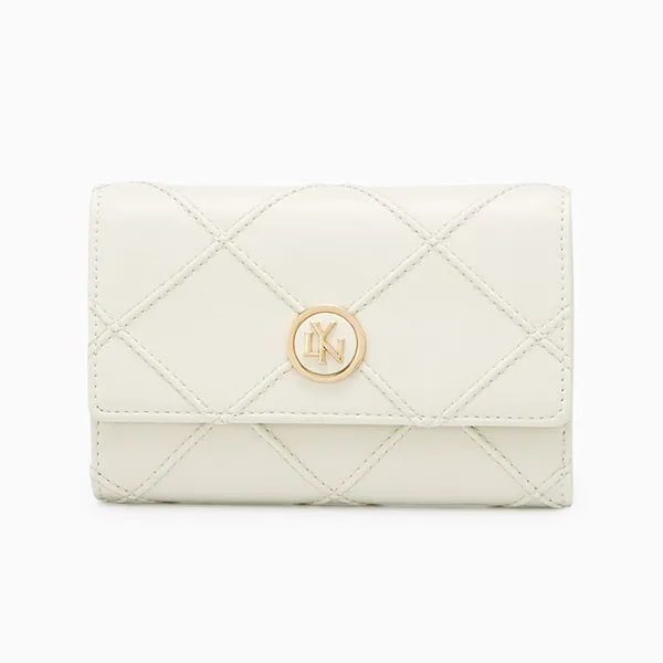 Ví Nữ Lyn Jaylen Short Wallet - Ivory LL25FWF003 Màu Kem