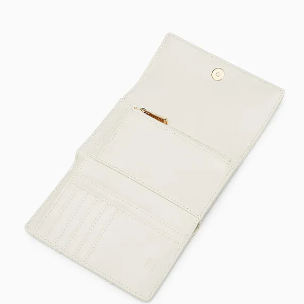 Ví Nữ Lyn Jaylen Short Wallet - Ivory LL25FWF003 Màu Kem
