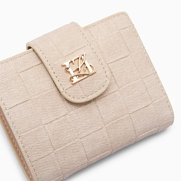 Ví Nữ Lyn Joann Grace Flap Wallet - Biege Variation 2 LL25CWF959 Màu Be - Túi xách - Vua Hàng Hiệu