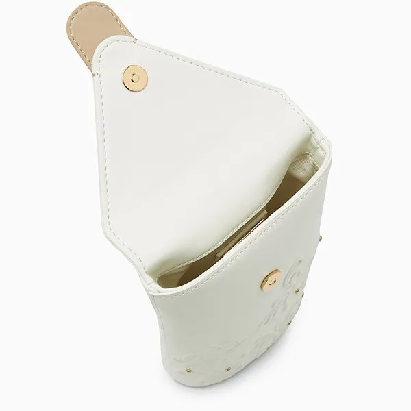 Ví Nữ Lyn Junni Phone Pocket Wallet On Chain - Ivory LL25CWF009 Màu Kem Be - Túi xách - Vua Hàng Hiệu