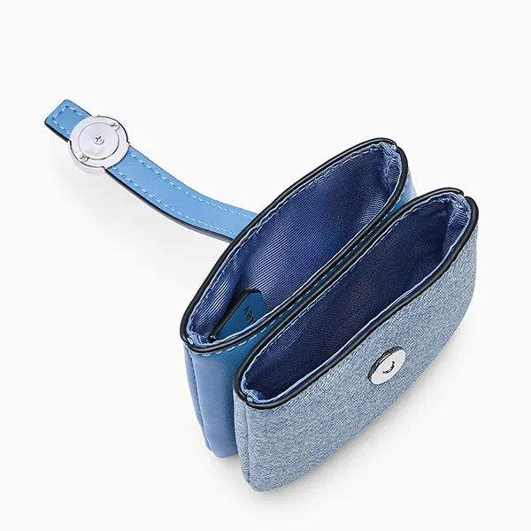 Ví Nữ Lyn Layla Card Holder Wallet - Blue Variation 2 LL25CWF948 Màu Xanh Blue - Túi xách - Vua Hàng Hiệu