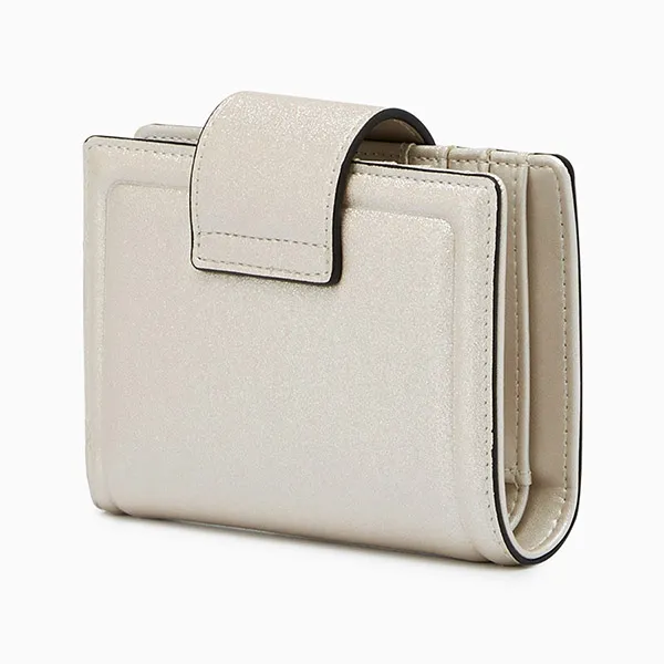 Ví Nữ Lyn Lena Short Wallet - Light Glitter Beige LL25CWF035 Màu Trắng Kem - Túi xách - Vua Hàng Hiệu
