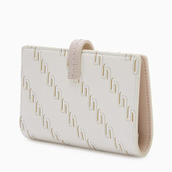 Ví Nữ Lyn Narla Infinite Semi Long Wallet - Printed Beige LL25CWM040 Màu Trắng Be - Túi xách - Vua Hàng Hiệu