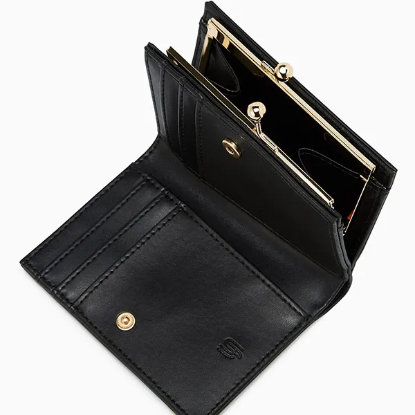 Ví Nữ Lyn Nyxia Infinite Frame Short Wallet - Black LL25CWM058 Màu Đen - Túi xách - Vua Hàng Hiệu