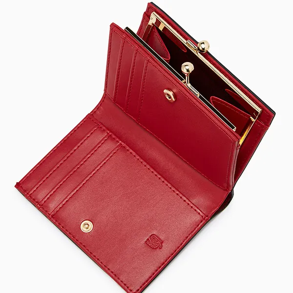 Ví Nữ Lyn Nyxia Infinite Frame Short Wallet - Red LL25CWM058 Màu Đỏ - Túi xách - Vua Hàng Hiệu