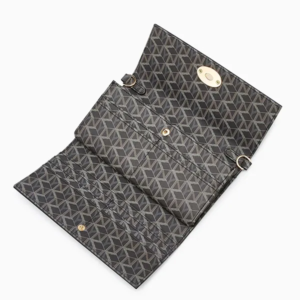 Ví Nữ Lyn Robyn Infinite Long Wallet On Chain - Black LL25CWM021 Màu Đen - Túi xách - Vua Hàng Hiệu