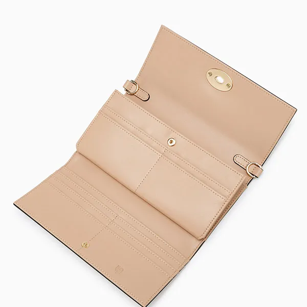 Ví Nữ Lyn Robyn Infinite Long Wallet On Chain - Nude LL25CWM021 Màu Nude