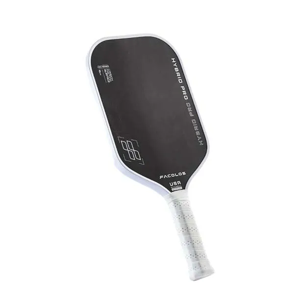 Vợt Pickleball Facolos Pro Series 16mm - Hybrid Pro Màu Đen Trắng - Pickleball - Vua Hàng Hiệu
