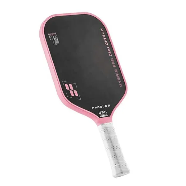 Vợt Pickleball Facolos Pro Series 16mm - Hybrid Pro Pink Màu Đen Hồng - Pickleball - Vua Hàng Hiệu