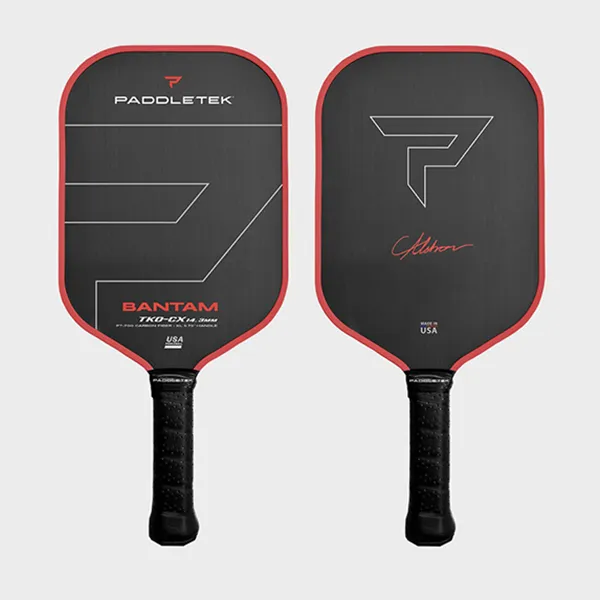 Vợt Pickleball Paddletek Bantam TKO-C 14.3mm Red Limited Màu Đen Đỏ - Pickleball - Vua Hàng Hiệu