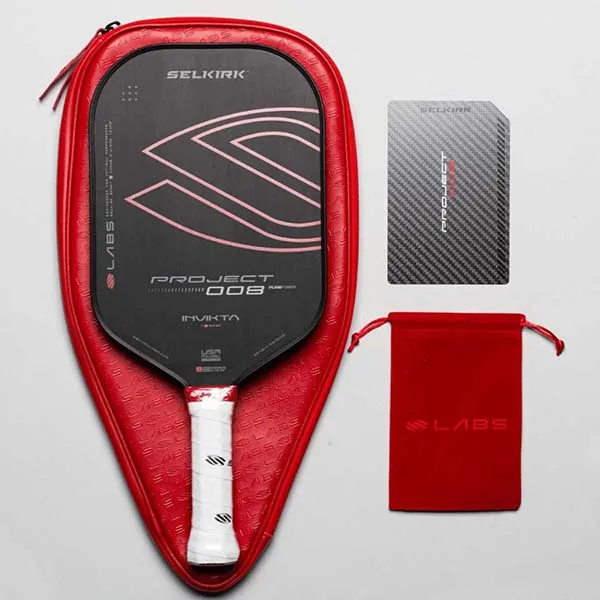 Vợt Pickleball Selkirk Labs Project 008 Invikta 16mm Màu Đỏ - Đen - Pickleball - Vua Hàng Hiệu