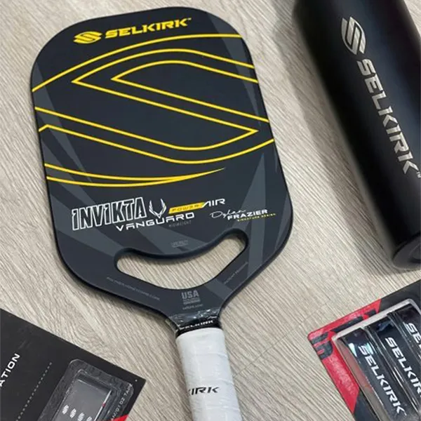 Vợt Pickleball Selkirk Vanguard Invikta Power Air Màu Vàng Đen - Pickleball - Vua Hàng Hiệu