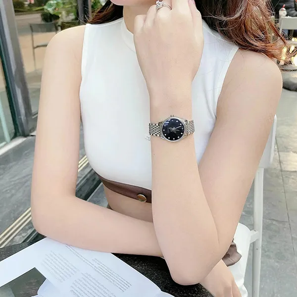 Đồng Hồ Nữ Gucci G-Timeless Watch 29mm YA1265020 Màu Bạc Đen - Đồng hồ - Vua Hàng Hiệu