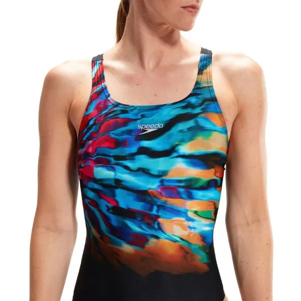 Đồ Bơi Một Mảnh Nữ Speedo Placement Digital Leaderback Phối Màu Size 2XS