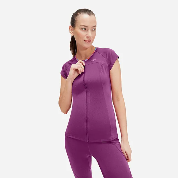 Áo Bơi Chống Nắng Nữ Speedo Cap Sleeve Rashguard - Purple 8-00307515782 Màu Tím Size L