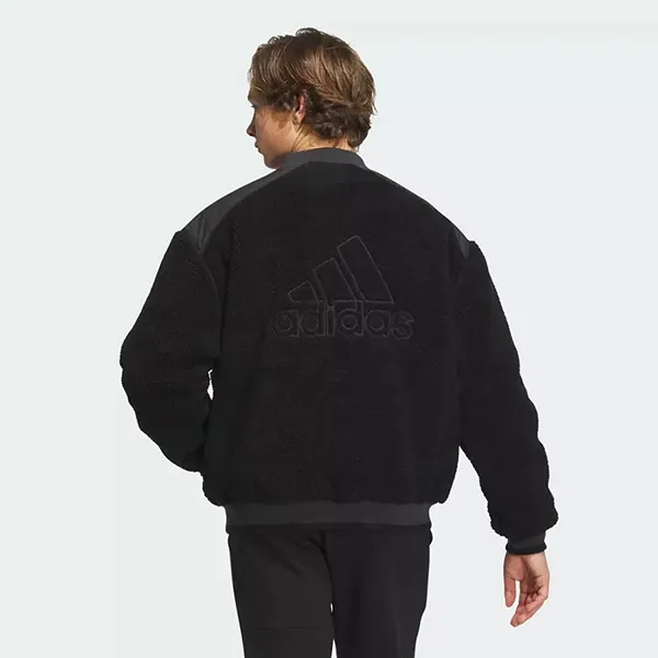 Áo Khoác Nam Adidas Fleece College Eight Padded Jacket Il8919 Màu Đen Size M