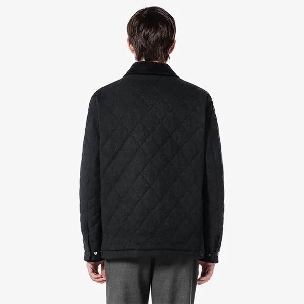 Áo Khoác Nam Lacoste Men's Quilted Jacket BH670E - 050 Màu Đen