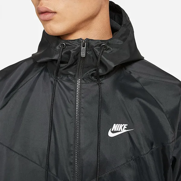 Áo Khoác Nam Nike Sportswear Windrunner Men's Hooded Jacket DA0002-010 Màu Đen Size XL