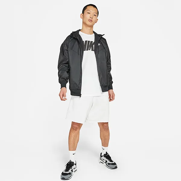 Áo Khoác Nam Nike Sportswear Windrunner Men's Hooded Jacket DA0002-010 Màu Đen Size XL
