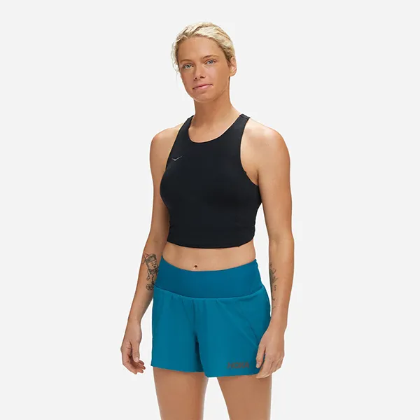 Áo Ngực Thể Thao Nữ Hoka Elaro Crop Light Support Bra Black 1141760-BLK Màu Đen Size XS