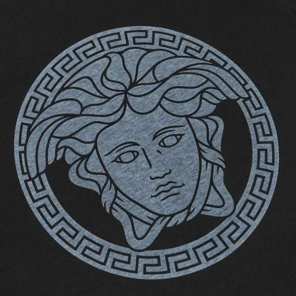 Áo Phông Versace Medusa Printed Cotton In Black Tshirt 1018342 1A12978 2B200 Màu Đen Size 14Y