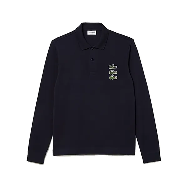 Áo Polo Dài Tay Nam Lacoste L.12.12 Original PH5723-99 HDE Màu Xanh Navy
