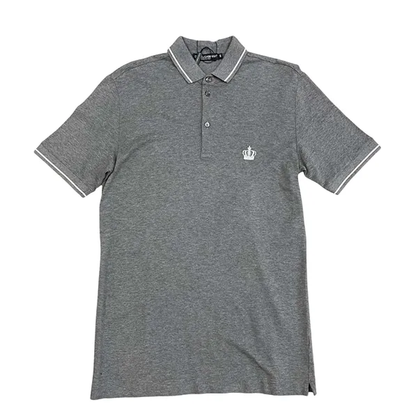Áo Polo Nam Dolce & Gabbana D&G Logo G8GI2T Màu Xám Size 46
