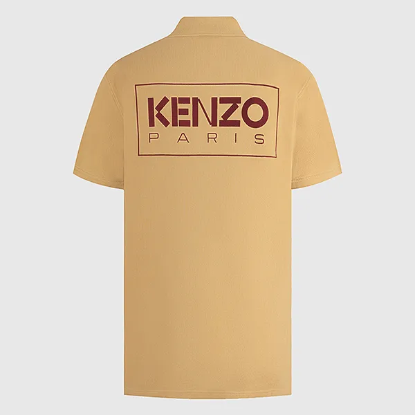 Áo Polo Nam Kenzo Paris Classic Logo FC65PO0034PU 11 Màu Be Size M