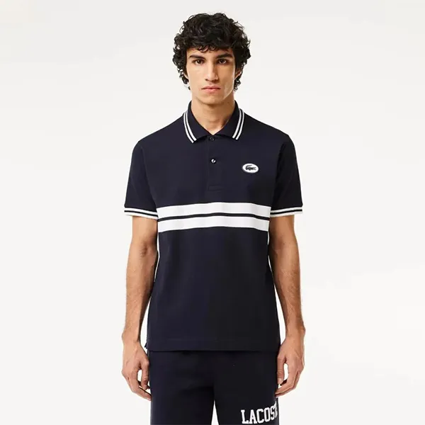 Áo Polo Nam Lacoste Classic Fit PH7447 G45 Màu Xanh Đen Size 3