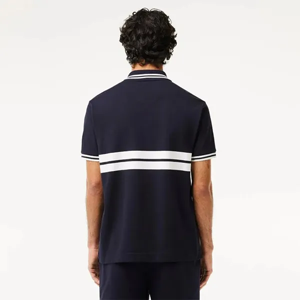 Áo Polo Nam Lacoste Classic Fit PH7447 G45 Màu Xanh Đen Size 3