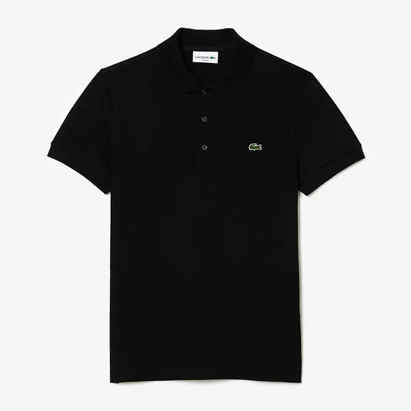 Áo Polo Nam Lacoste Men's Piqué Shirt Slim Fit Stretch PH6348-031 Màu Đen Size 2