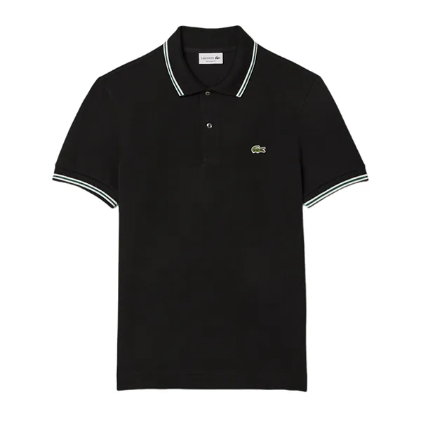 Áo Polo Nam Lacoste Men's Polo Shirt Straight Fit Petit Piqué Material L.12.12 PH2743-10 031 Màu Đen Size 3