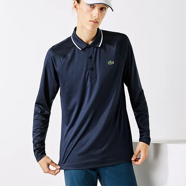 Áo Polo Nam Lacoste Men's Sport Breathable Golf Polo DH4758 51 525 Màu Xanh Navy Size 2
