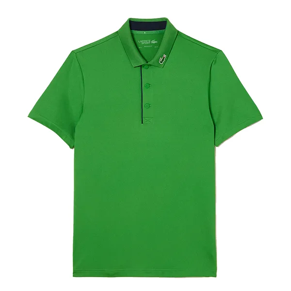 Áo Polo Nam Lacoste Men's Sport Jersey Golf DH3982 YEI Màu Xanh Lá