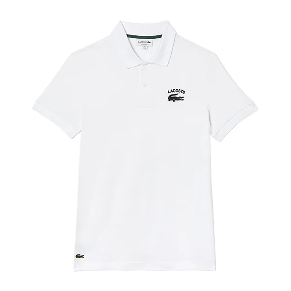 Áo Polo Nam Lacoste Regular Fit Branded Stretch PH9535 00 001 Màu Trắng Size 4