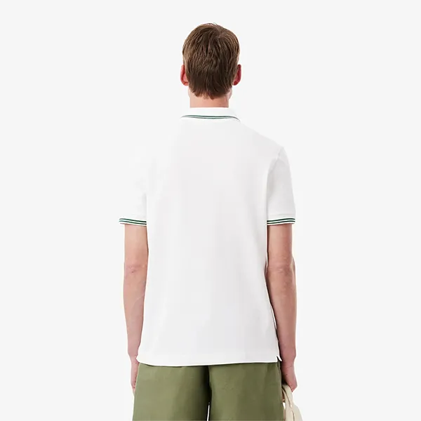 Áo Polo Nam Lacoste Regular Fit PH2743 001 Màu Trắng Size 4