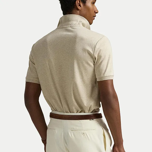 Áo Polo Nam Ralph Lauren 710704319080 Beige Slim Fit Màu Be Size S