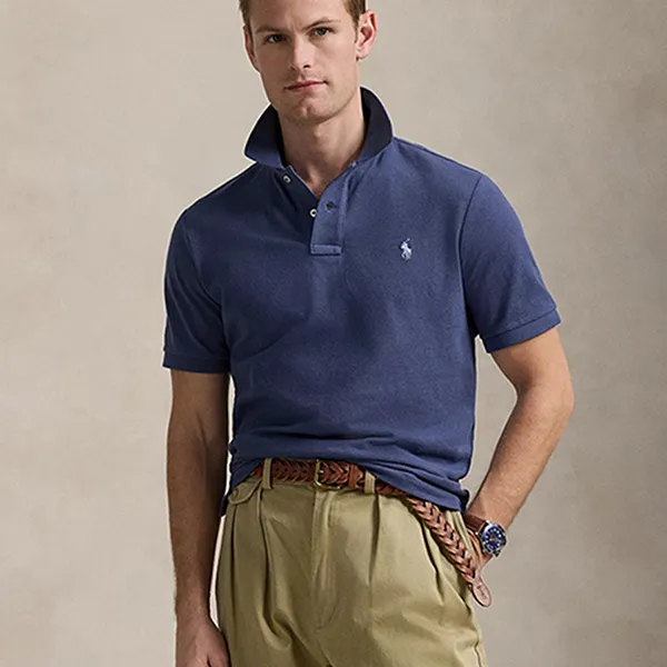 Áo Polo Nam Ralph Lauren Form Classic 710534735447 Màu Xanh Navy Size S