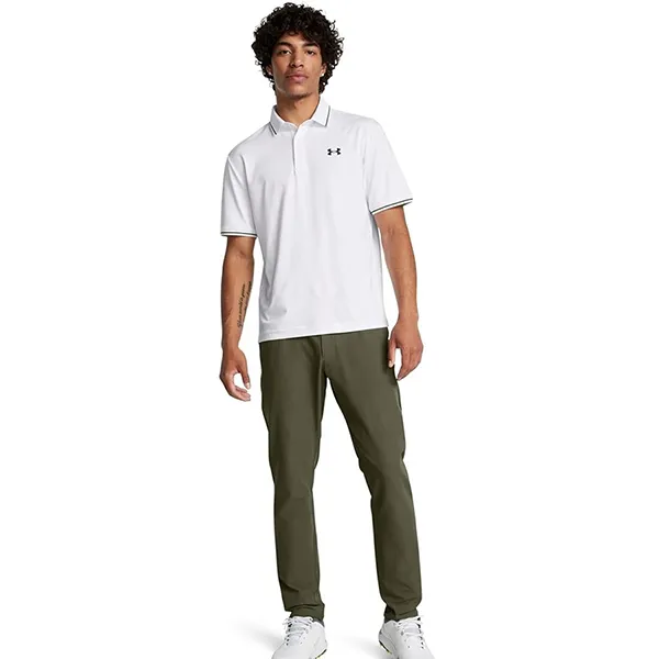Áo Polo Nam Under Armour 3 Rib 1388156-100 Màu Trắng Size S