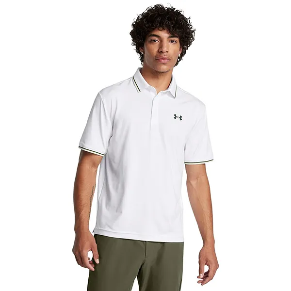 Áo Polo Nam Under Armour 3 Rib 1388156-100 Màu Trắng Size S