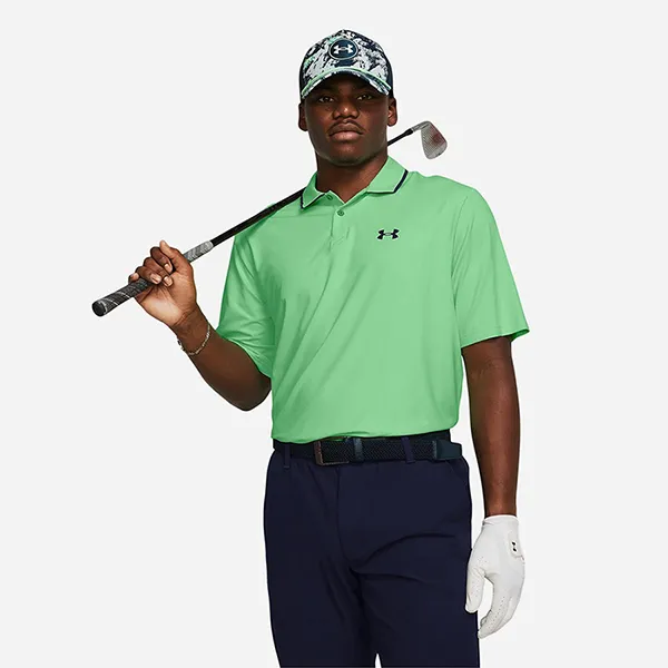 Áo Polo Nam Under Armour Iso-Chill 1377364-350 Màu Xanh Lá Size S