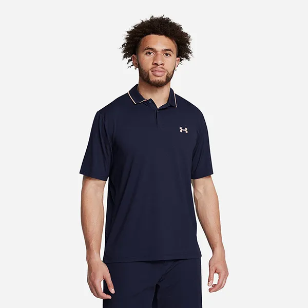 Áo Polo Nam Under Armour Iso-Chill 1377364-411 Màu Xanh Navy Size S