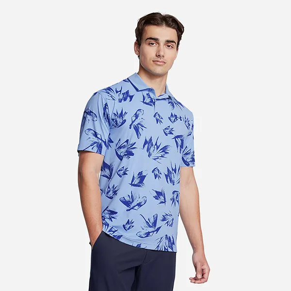 Áo Polo Nam Under Armour Iso-Chill Edge 1377365-465 Màu Xanh Dương Size S